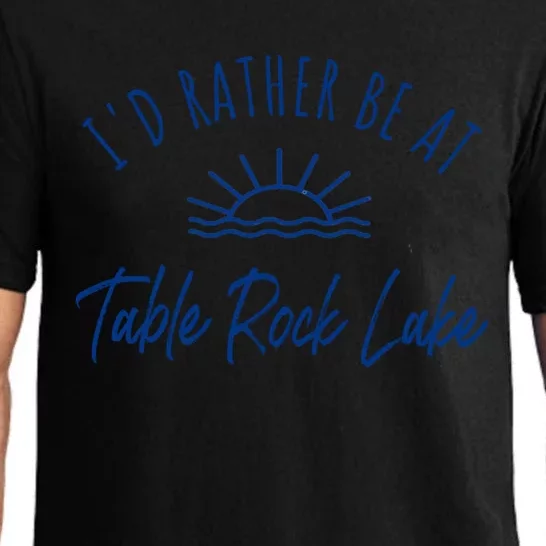 Id Rather Be At Table Rock Lake Boating Fishing Gift Idea Gift Pajama Set