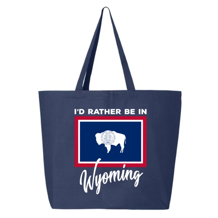 I'd Rather Be In Wyoming 25L Jumbo Tote