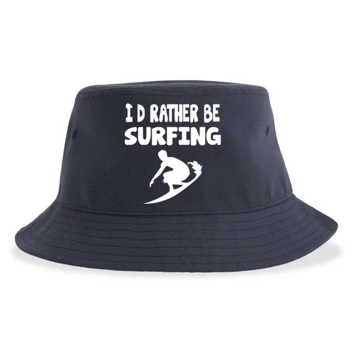 Id Rather Be Surfing Watersport Sustainable Bucket Hat