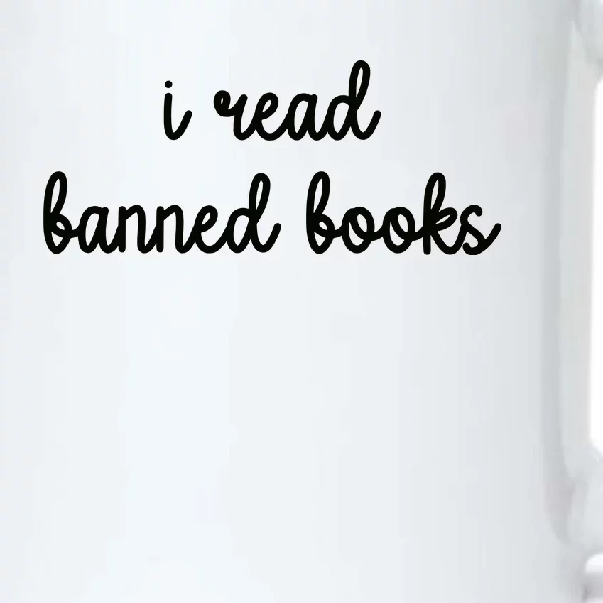 I Read Banned Books Joy Behar Black Color Changing Mug