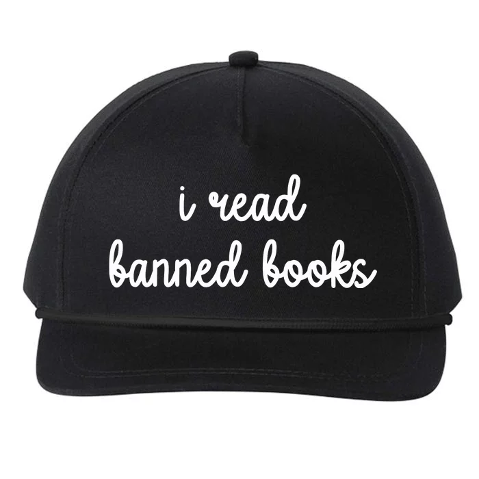 I Read Banned Books Joy Behar Snapback Five-Panel Rope Hat