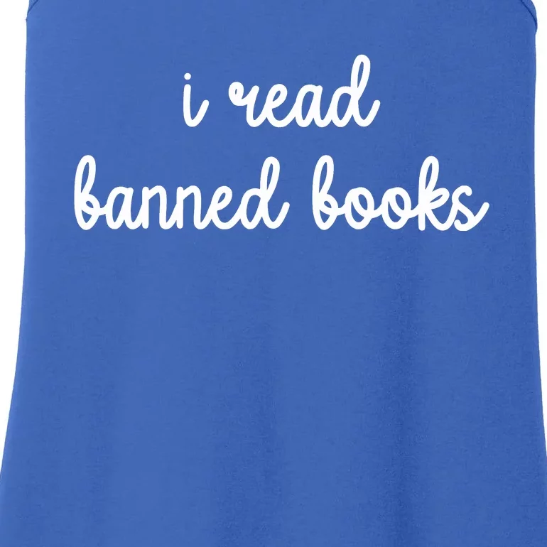 I Read Banned Books Joy Behar Ladies Essential Tank