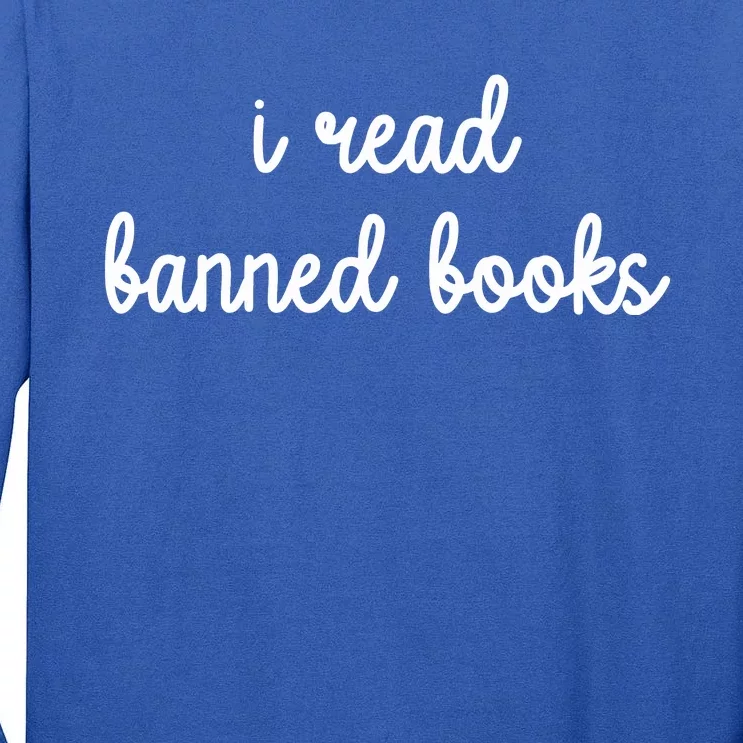 I Read Banned Books Joy Behar Tall Long Sleeve T-Shirt