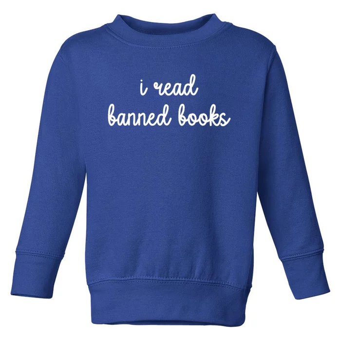 I Read Banned Books Joy Behar Toddler Sweatshirt