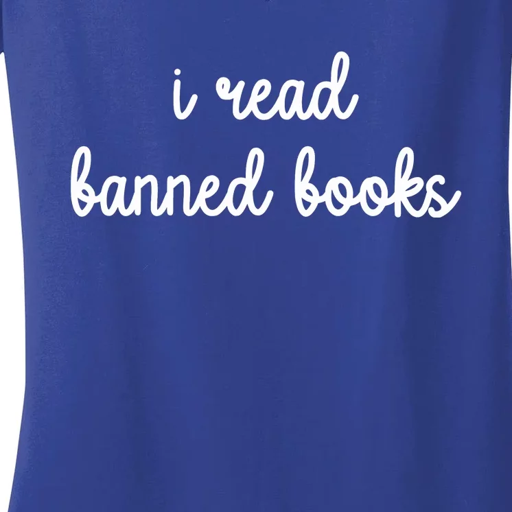 I Read Banned Books Joy Behar Women's V-Neck T-Shirt