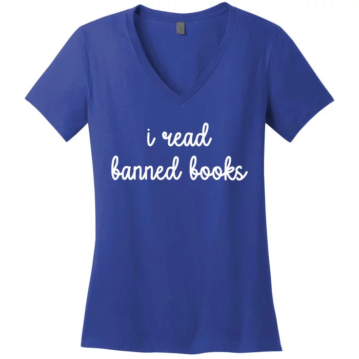 I Read Banned Books Joy Behar Women's V-Neck T-Shirt