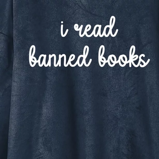 I Read Banned Books Joy Behar Hooded Wearable Blanket