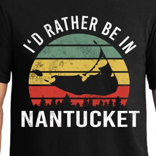 ID Rather Be In Nantucket Pajama Set