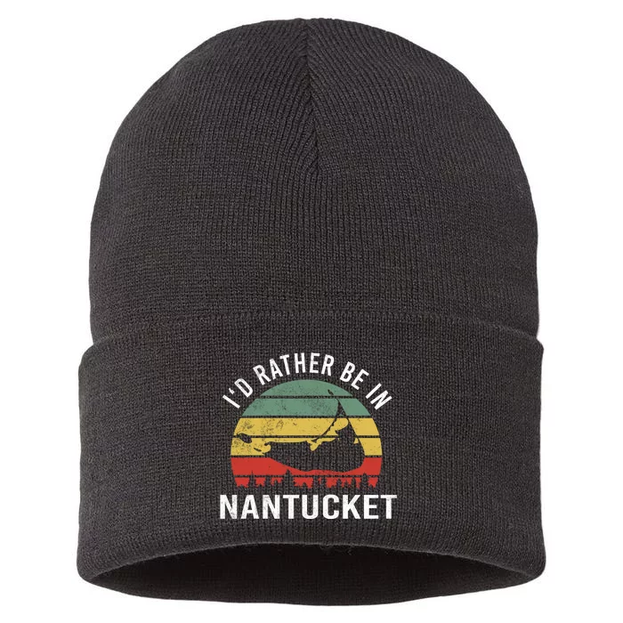 ID Rather Be In Nantucket Sustainable Knit Beanie