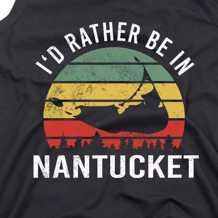 ID Rather Be In Nantucket Tank Top