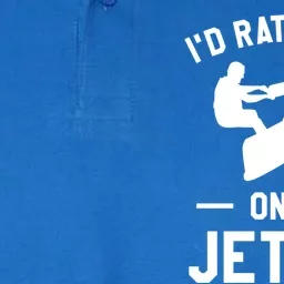 Id Rather Be On My Jet Ski Jet Skiing Gift Softstyle Adult Sport Polo