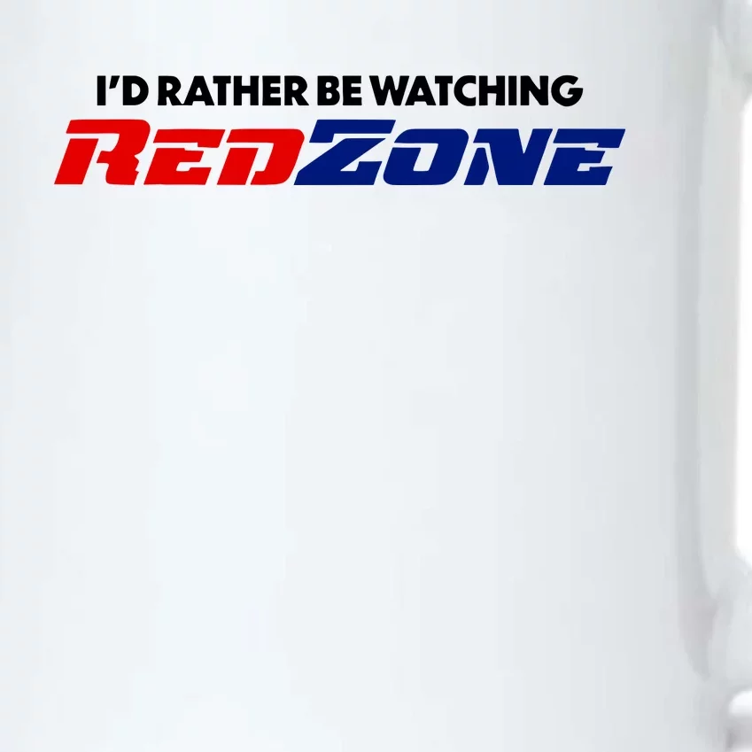 ID Rather Be Watching Redzone Black Color Changing Mug