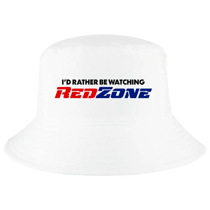 ID Rather Be Watching Redzone Cool Comfort Performance Bucket Hat