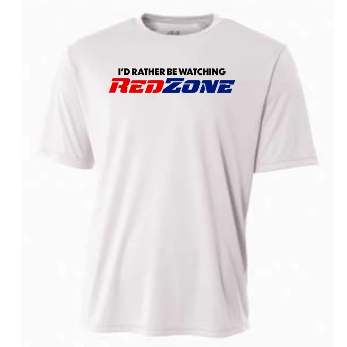 ID Rather Be Watching Redzone Cooling Performance Crew T-Shirt