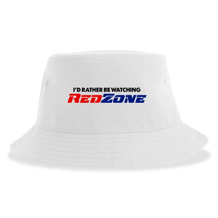 ID Rather Be Watching Redzone Sustainable Bucket Hat