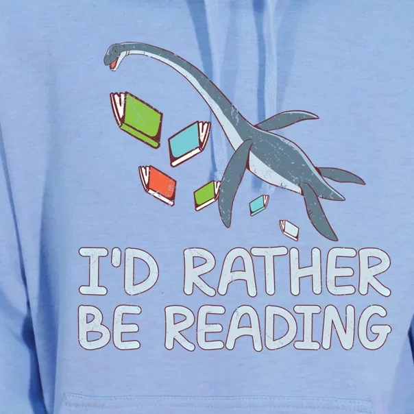 Id Rather Be Reading Quote Saying Gift Unisex Surf Hoodie