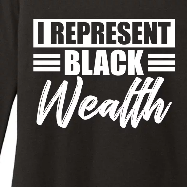 I Represent Black Wealth Black Wealth Matters Gift Womens CVC Long Sleeve Shirt