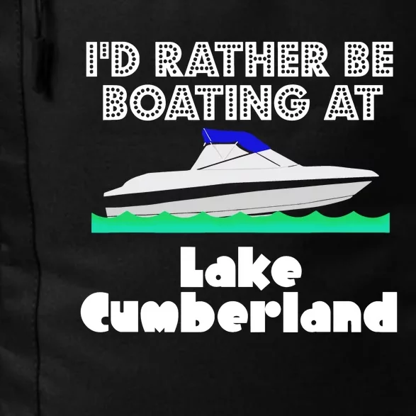 ID Rather Be Boating At Lake Cumberland Daily Commute Backpack