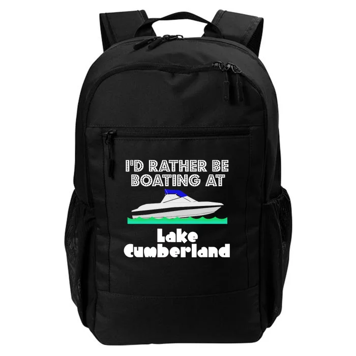 ID Rather Be Boating At Lake Cumberland Daily Commute Backpack