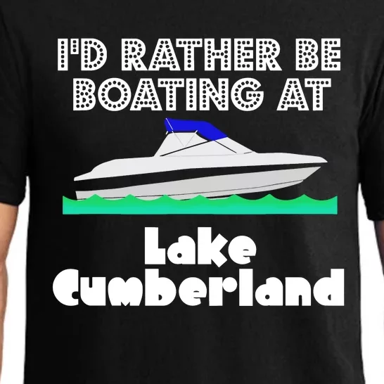 ID Rather Be Boating At Lake Cumberland Pajama Set