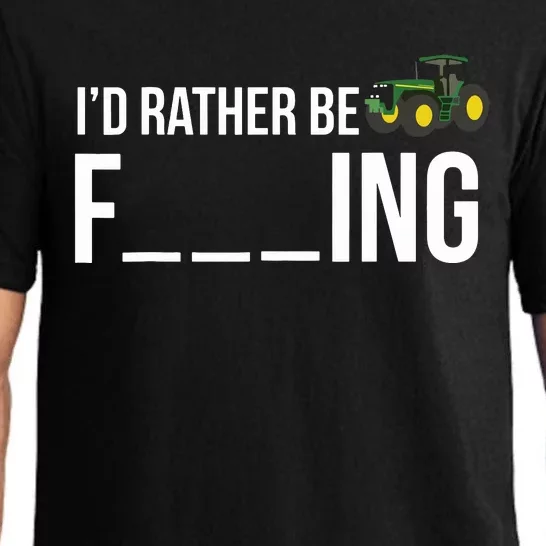 Id Rather Be Farming Funny Farmer Gift Pajama Set