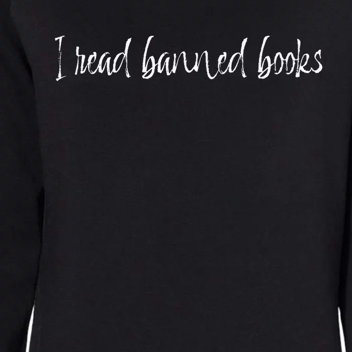 I Read Banned Books Womens California Wash Sweatshirt