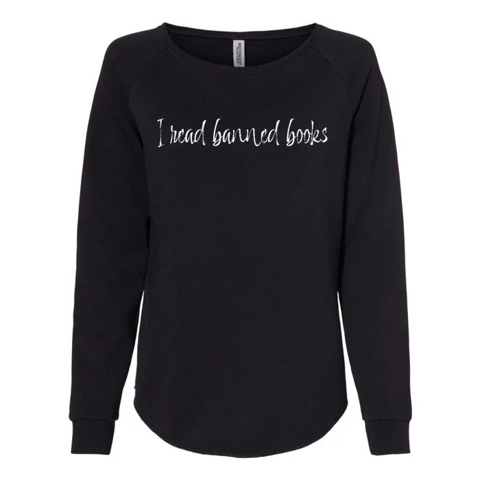 I Read Banned Books Womens California Wash Sweatshirt