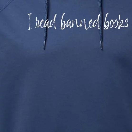 I Read Banned Books Performance Fleece Hoodie