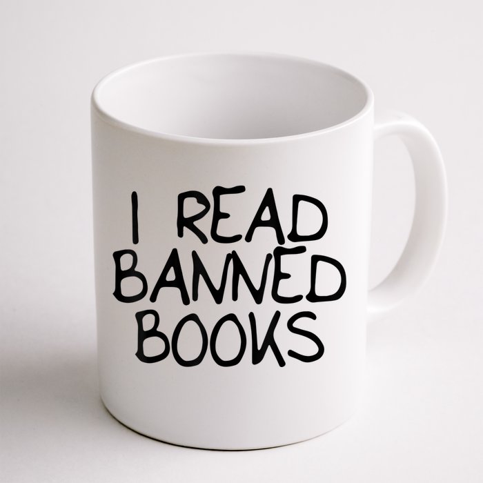 I Read Banned Books Front & Back Coffee Mug