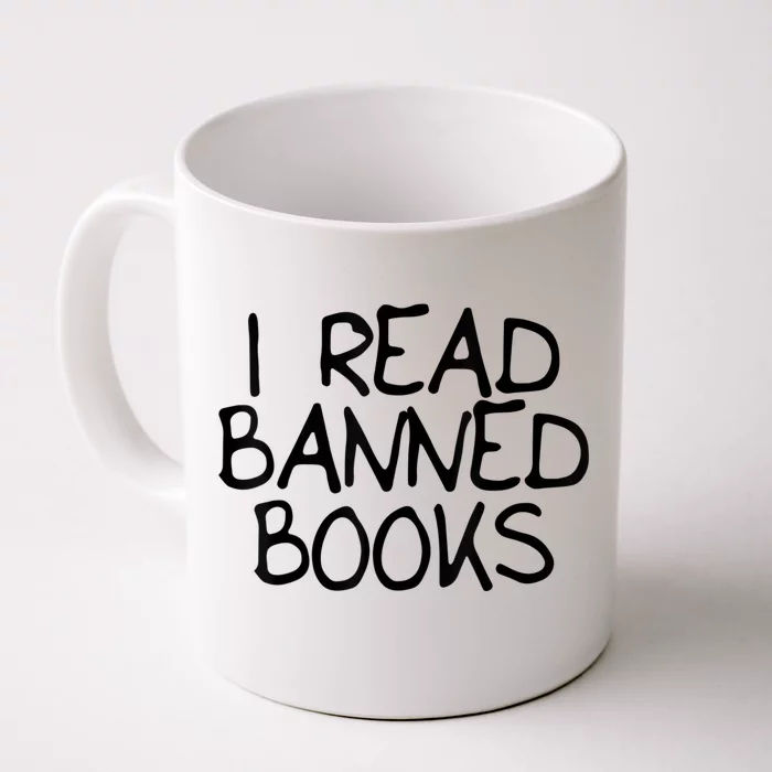 I Read Banned Books Front & Back Coffee Mug