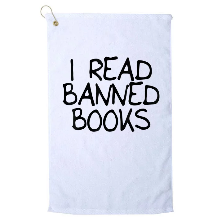 I Read Banned Books Platinum Collection Golf Towel