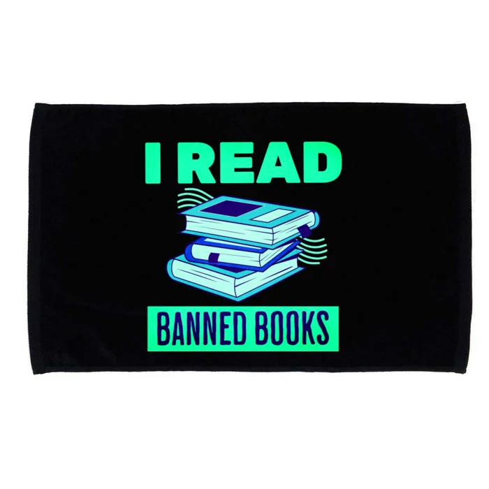 I Read Banned Books Politically Incorrect Anti Censorship Microfiber Hand Towel