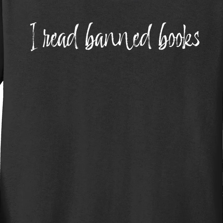 I Read Banned Books Kids Long Sleeve Shirt