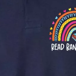 I Read Banned Books Rainbow Readers Reading Gift Softstyle Adult Sport Polo