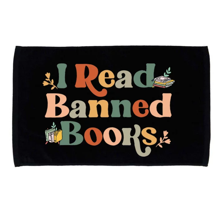 I Read Banned Books Week Librarian Freadom Reader Nerd Microfiber Hand Towel