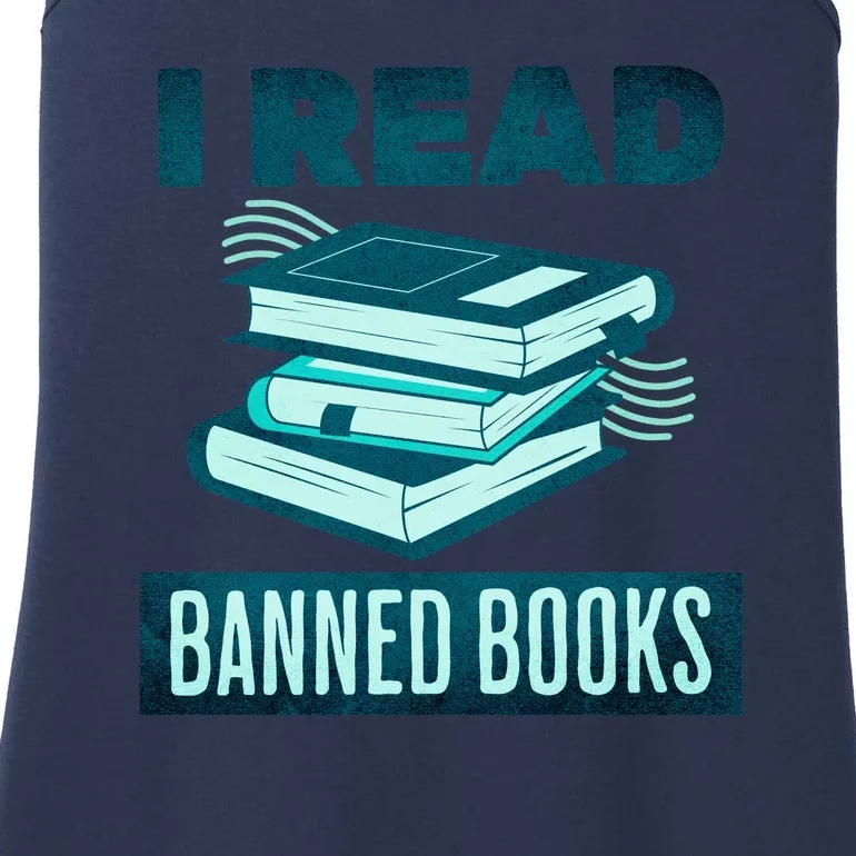 I Read Banned Books Politically Incorrect Anti Censorship Ladies Essential Tank