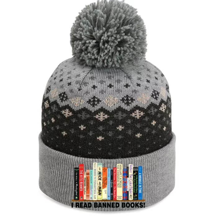 I Read Banned Books The Baniff Cuffed Pom Beanie