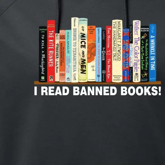 I Read Banned Books Performance Fleece Hoodie