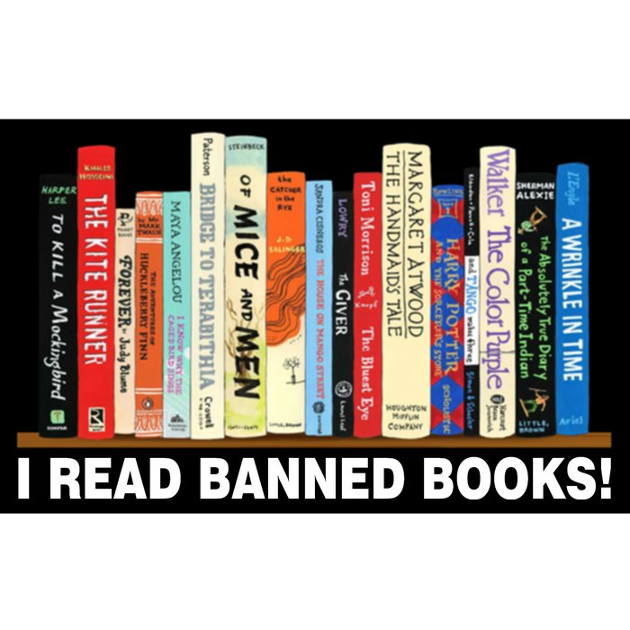 I Read Banned Books Bumper Sticker