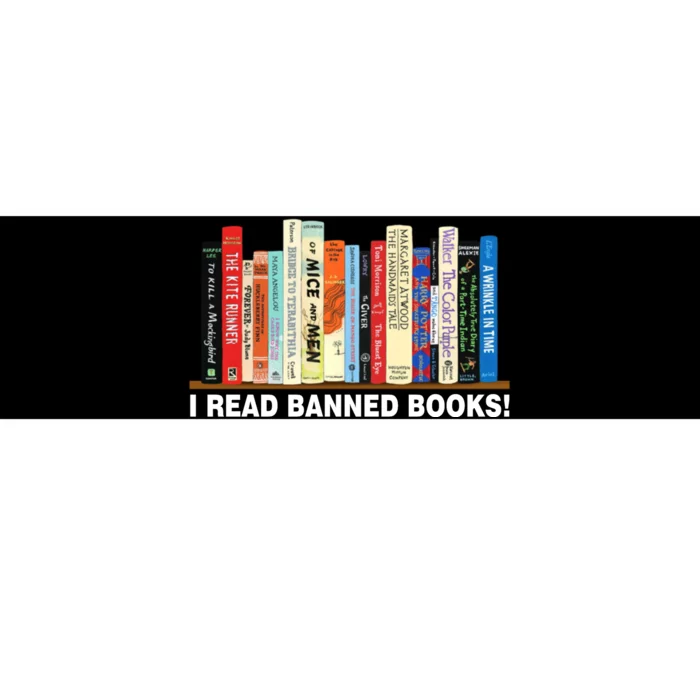 I Read Banned Books Bumper Sticker