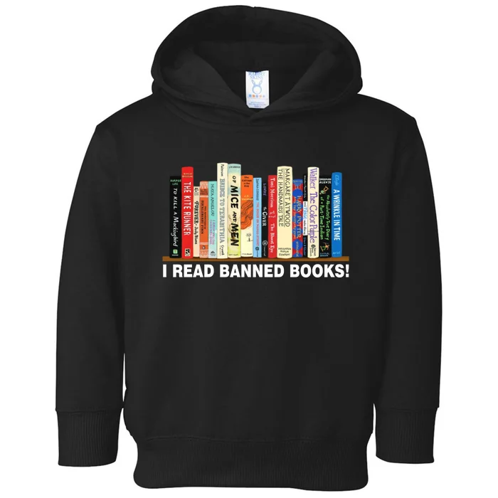 I Read Banned Books Toddler Hoodie