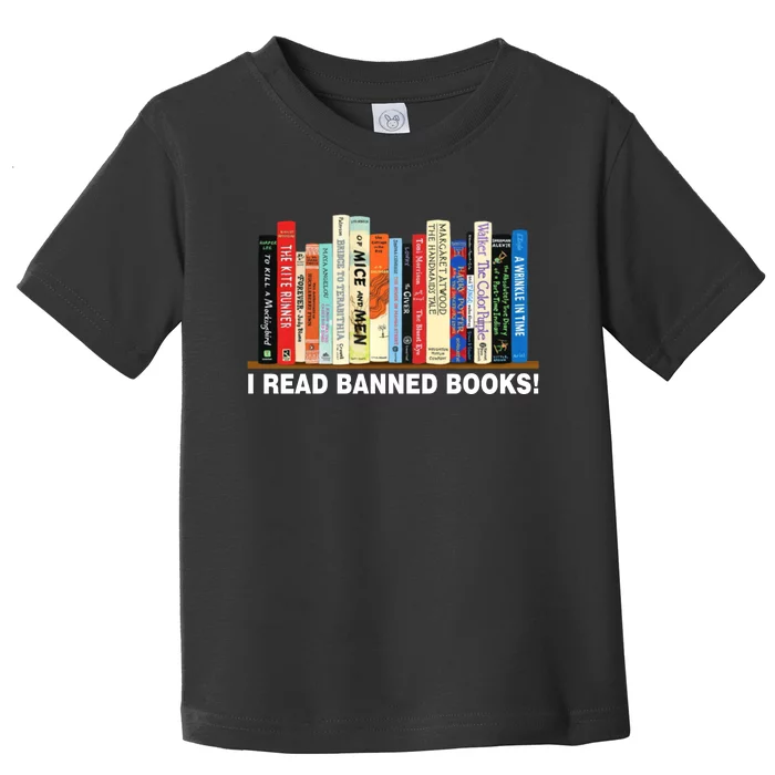 I Read Banned Books Toddler T-Shirt