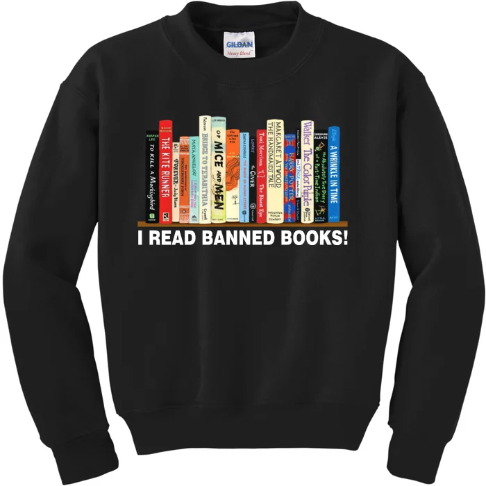 I Read Banned Books Kids Sweatshirt