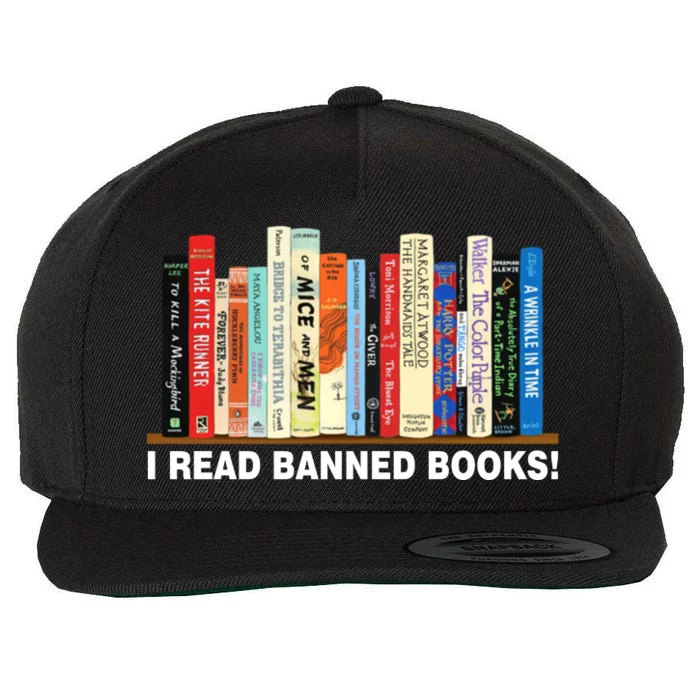 I Read Banned Books Wool Snapback Cap