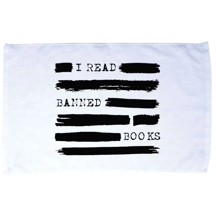 I Read Banned Books Banned Books Week Gift Librarian Teacher Microfiber Hand Towel