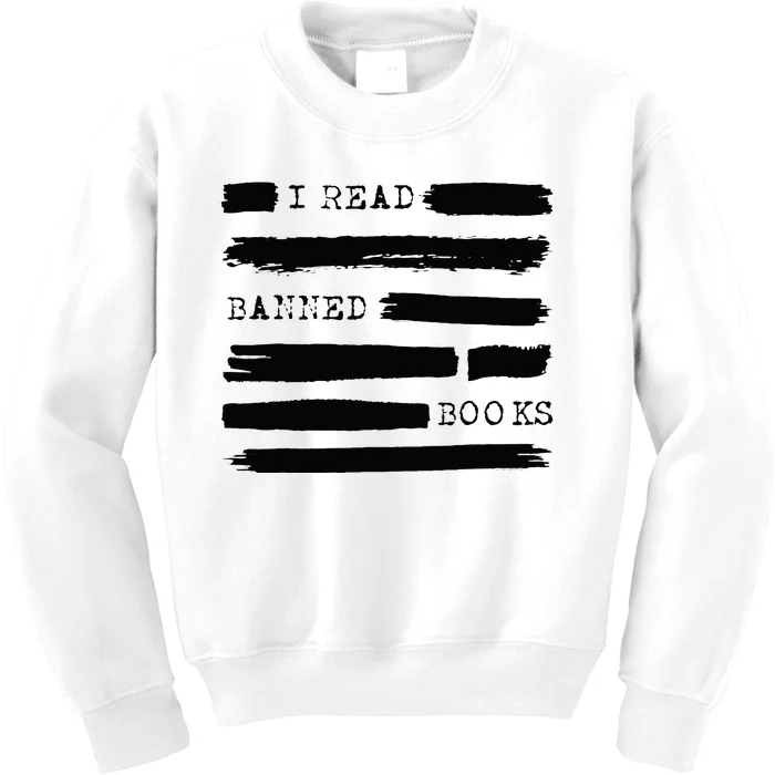 I Read Banned Books Banned Books Week Gift Librarian Teacher Kids Sweatshirt