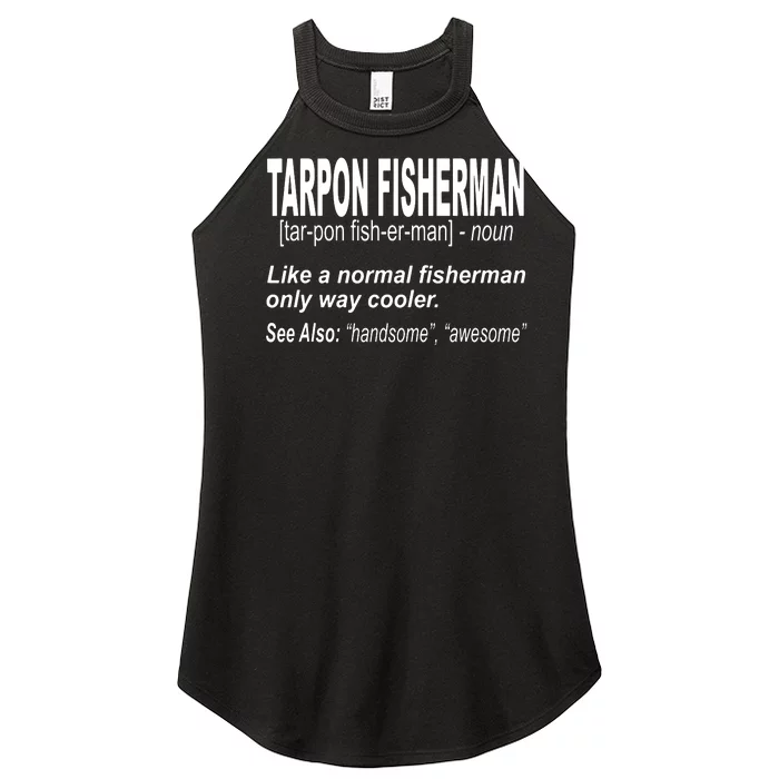 I'd Rather Be Tarpon Fishing For A Fly Fisher Women’s Perfect Tri Rocker Tank