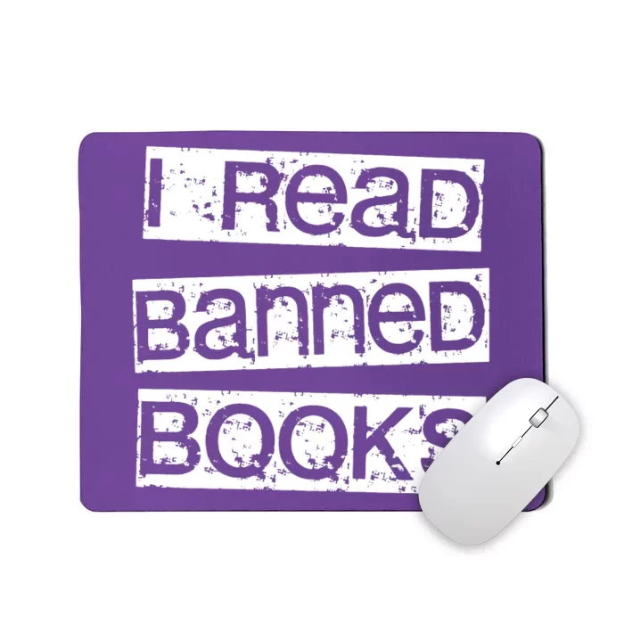 I Read Banned Books Mousepad