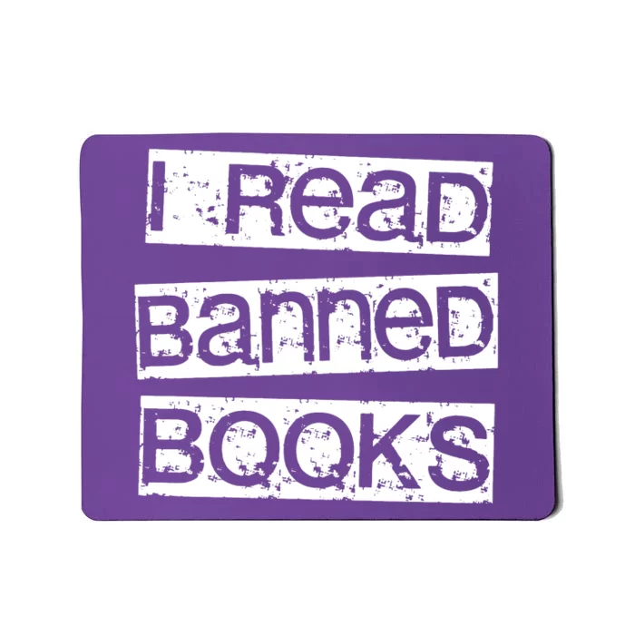 I Read Banned Books Mousepad