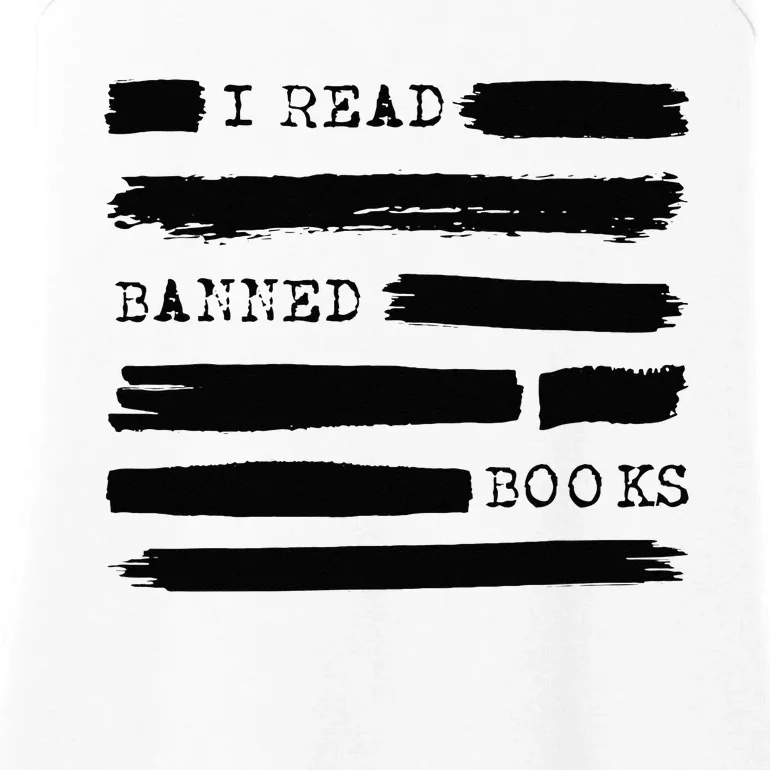 I Read Banned Books Banned Books Week Gift Librarian Teacher Ladies Essential Tank